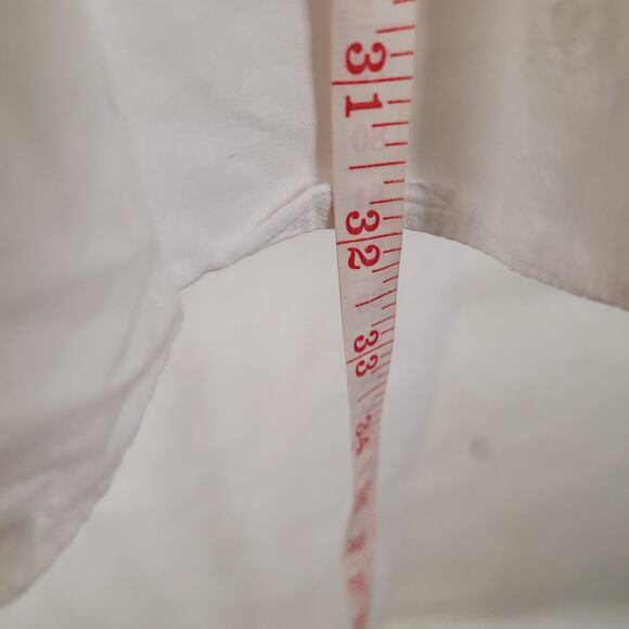 The Kooples white heart embroidered ruffled sleeve tiered dress Size 2 - Picture 12 of 12